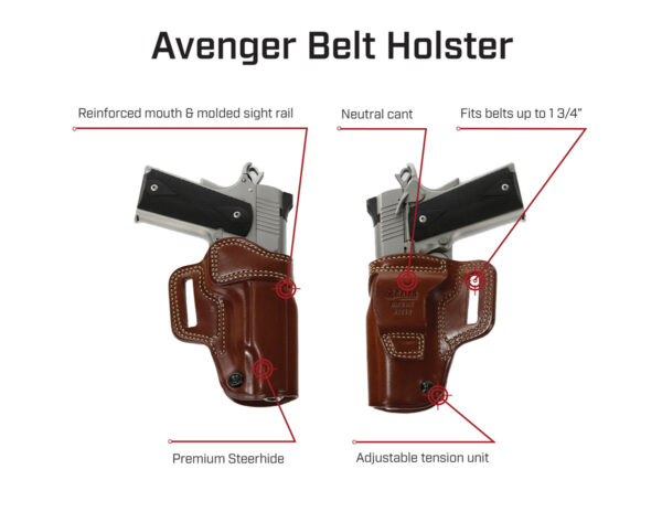 Galco Avenger pistooli-/revolverikotelo - Image 6