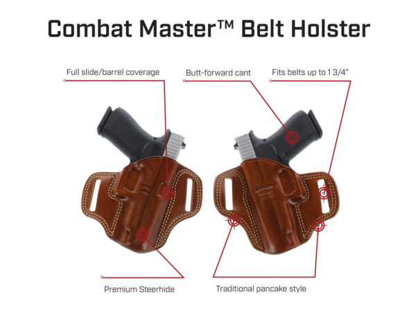 Galco Combat Master pistooli-/revolverikotelo - Image 6